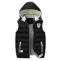 Zoe Vest with Hood in Black