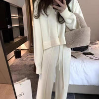 Zora Casual Top with Hood and Wide Leg