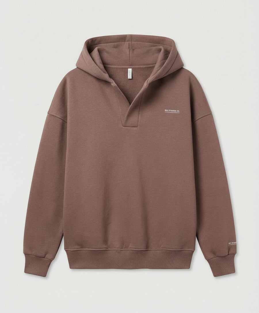 Zora Hoodie with Hood and Oversized in Rose