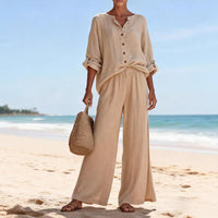 Zuri Airy Linen Blouse