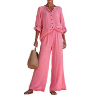 Zuri Airy Linen Blouse