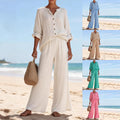Zuri Airy Linen Blouse