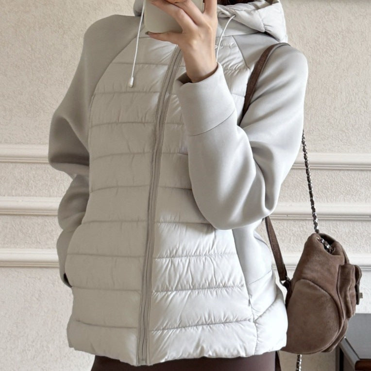 Zuri Jacket with Hood in Cream