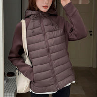 Zuri Jacket with Hood in Kastanienbraun