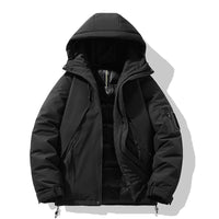 Zuri Jacket with Pockets and Hood in Black
